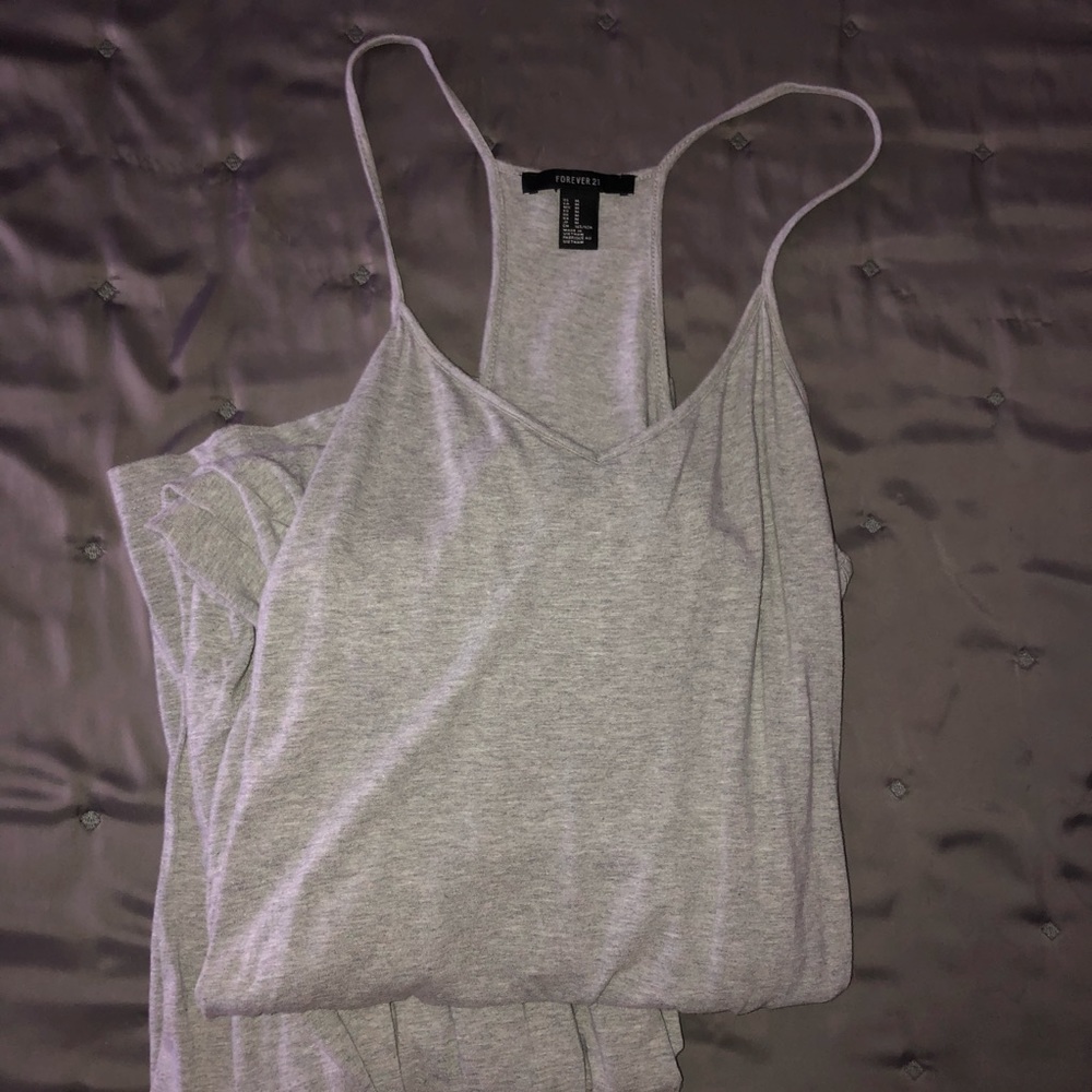 Forever 21 Gray Maxi Dress